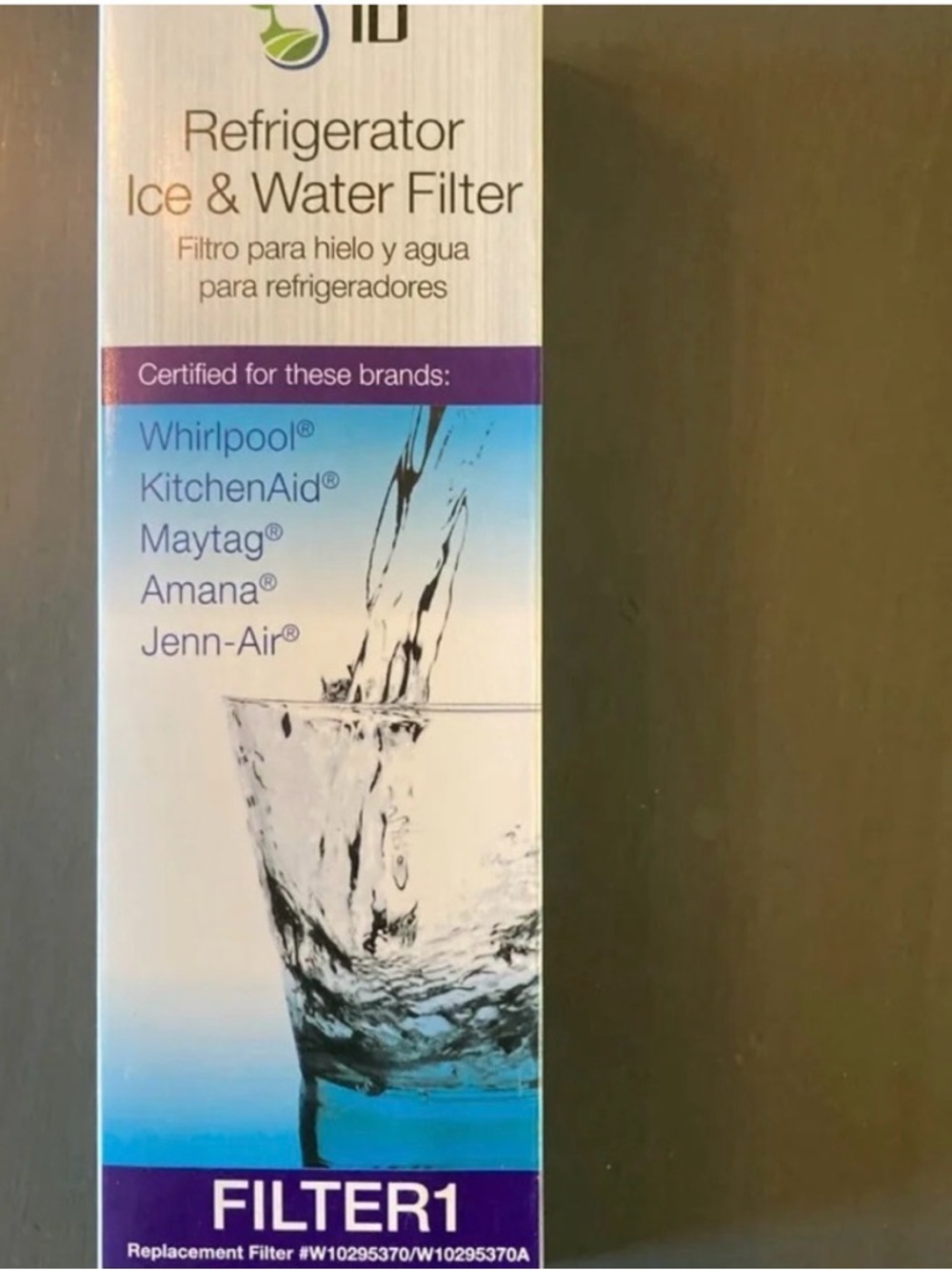 2x Refrigerator Water Filter, Replacement for Whirlpool, KitchenAid, Maytag.